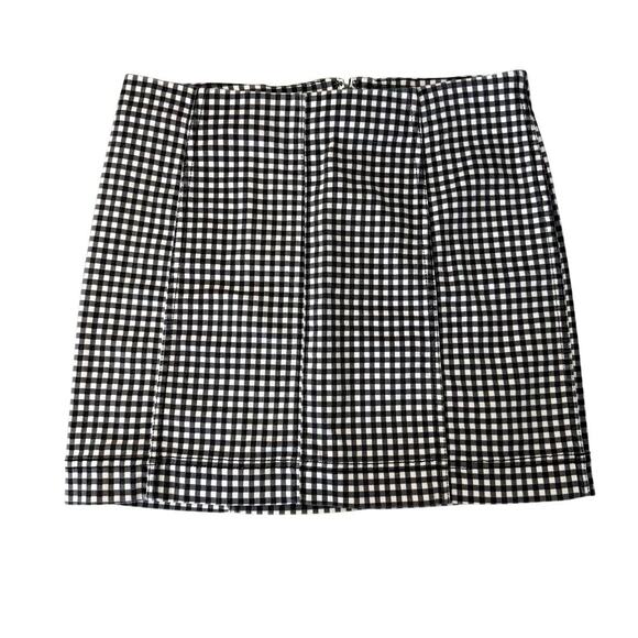 Jolt Black and White Gingham Mini Skirt Women's size 9/29W - Picture 1 of 5
